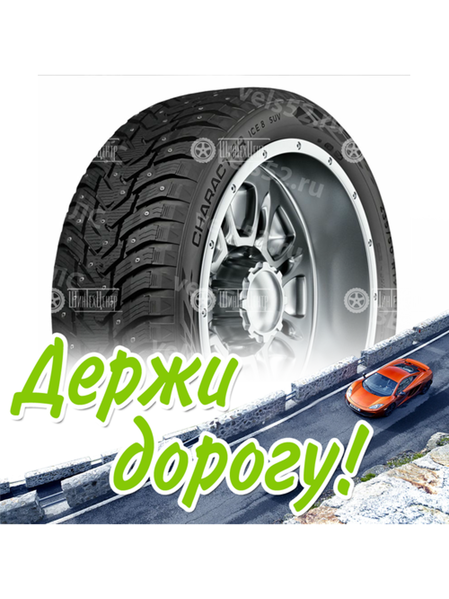 Шина 245/45R20 103T Xl Ikon Tyres Character Ice 8 Suv Шип Зимняя для легкого авто и кроссоверов