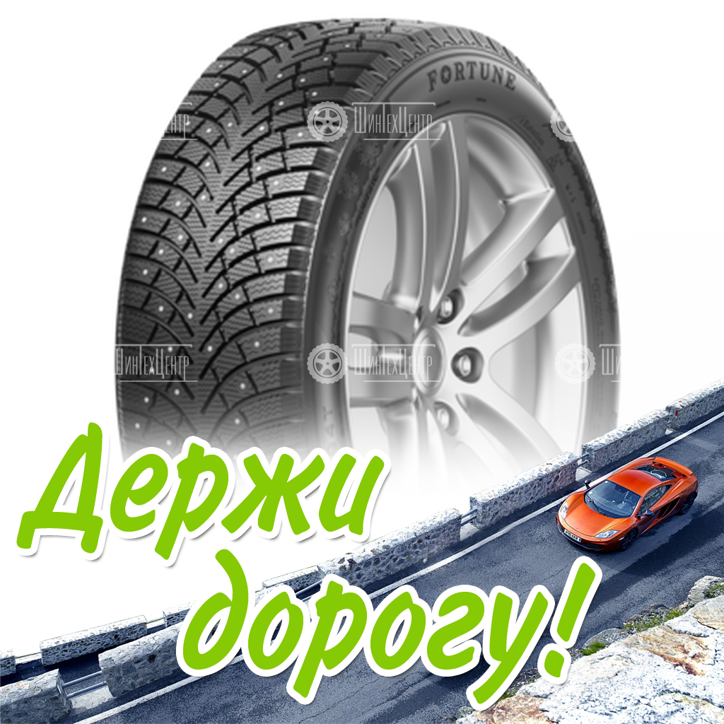 Шина Fortune 205/55R16 94T Xl Polaro Ice Зимняя для легковых автомобилей и кроссоверов
