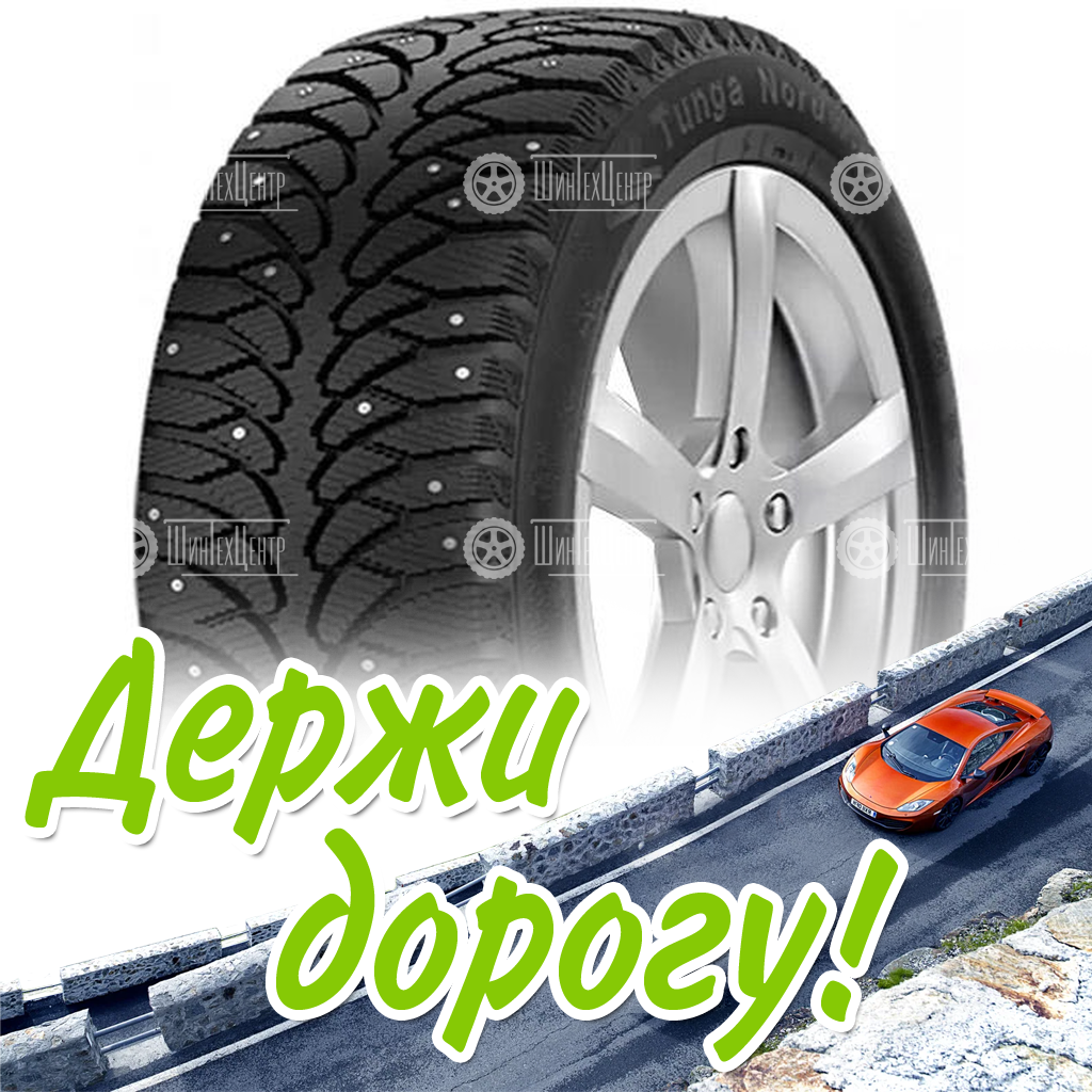 Шины Tunga 205/65 R15 Nordway 2 94Q Шипы Зимняя для легковых автомобилей и кроссоверов