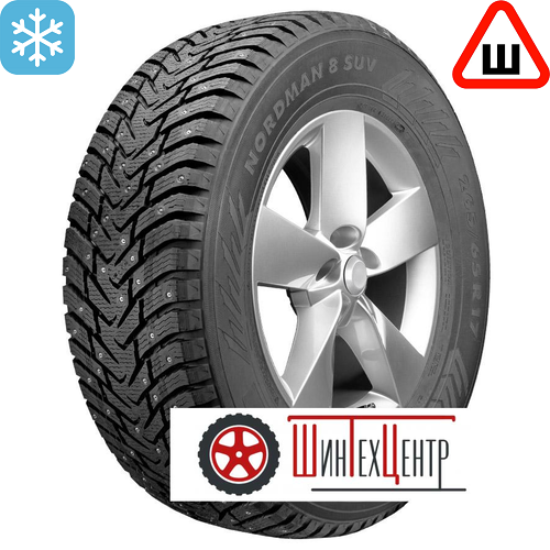 Шины Ikon 225/55 R19 Nordman 8 Suv (Character Ice 8 Suv) 103T Шипы