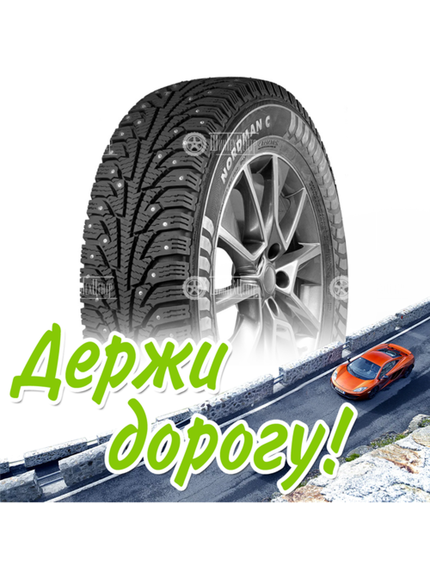 Шина 195/70R15C 104/102R Ikon Tyres Nordman C Шип Зимняя для легкого авто и кроссоверов