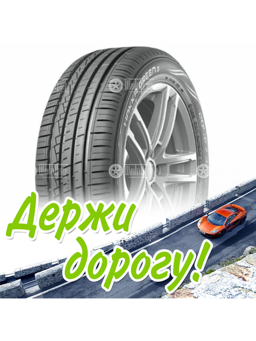 Шина 215/55R18 Nokian/Ikon Hakka Green 3 99 V Xl Летняя для легкого авто и кроссоверов