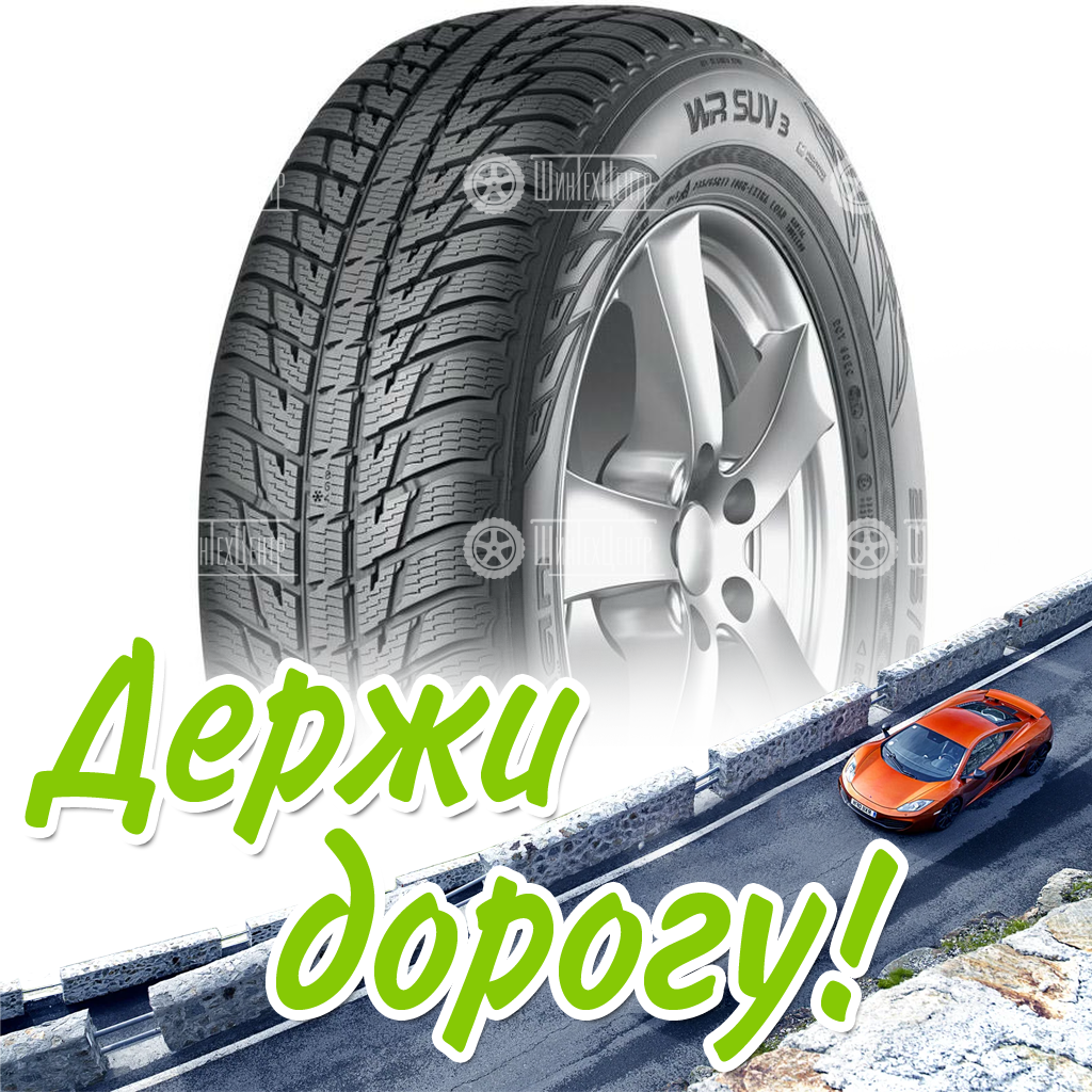 Шины Nokian Tyres 255/55 R19 Wr Suv 3 111V Зимняя для легковых автомобилей и кроссоверов