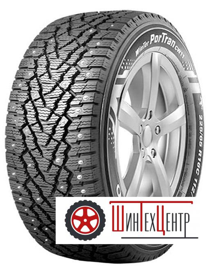 Шины Kumho 195/70 R15C Winter Portran Cw11 104/102R Шипы Зимняя для автомобилей любых видов
