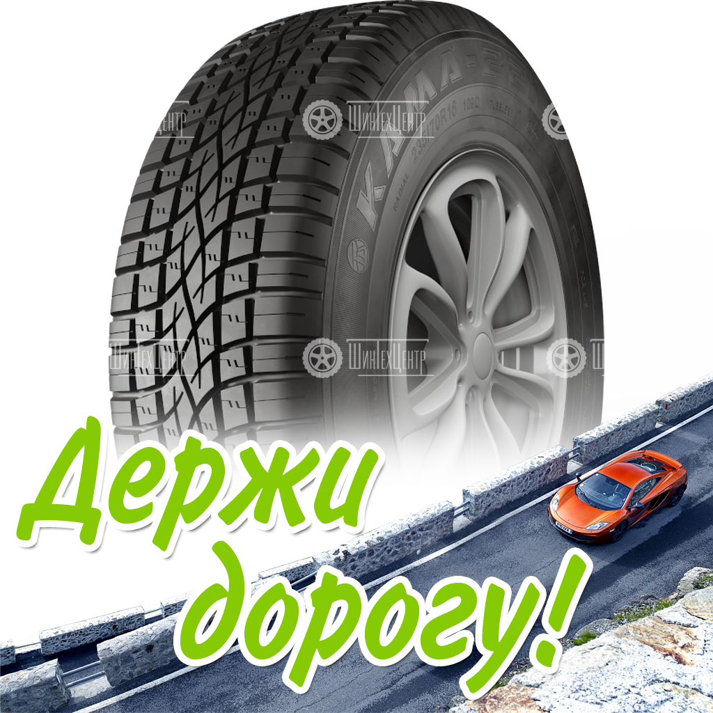 Шина 235/70R16 109Q Кама 221 Летняя для легковых автомобилей и кроссоверов