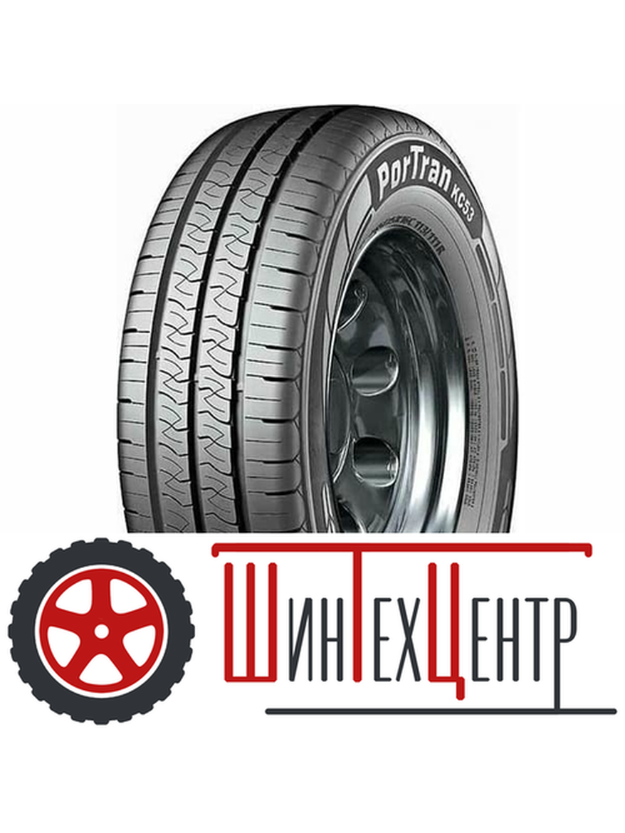 Летняя Шина 195/75R16C Kumho Portran Kc53 110/108 R для всех типов автомобилей