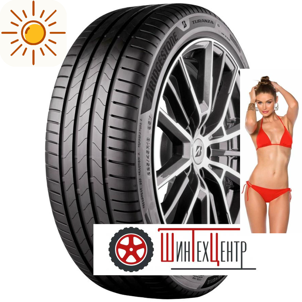 Шины летние   Bridgestone 255/40 R20 Turanza 6 101W для легковых авто