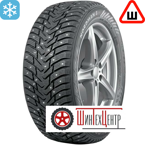 Шины Nokian Tyres 225/55 R17 Nordman 8 101T Шипы